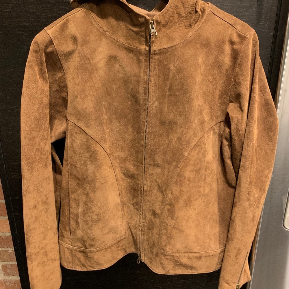 Territory Ahead Women's Brown Suede Leather Jacket